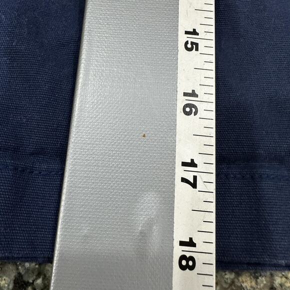 LOFT Skirt Size 6 Navy Blue Button Detail Mini Nautical Preppy Y2K Cotton Blend - Picture 6 of 7